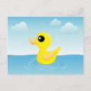 Recherche de canard en caoutchouc cartes postales Bleu