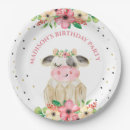 Recherche de vaches assiettes en papier Vache mignonne