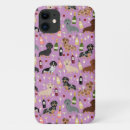 Recherche de chien pourpre iphone coques Violet