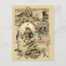Recherche de grenouille vintage cartes postales Champignons