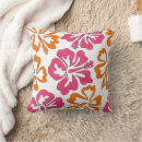 Recherche de tropical floral coussins Hibiscus