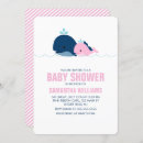 Recherche de baleine rose invitations Mignon