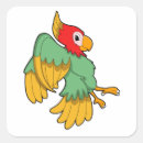 Recherche de tête rouge autocollants Oiseaux