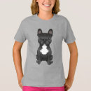 Recherche de bouledogue français noir et blanc tshirts Animal
