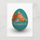 Recherche de oeufs peints cartes postales Aquarelle