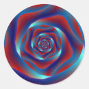Recherche de spirale rouge autocollants Rose