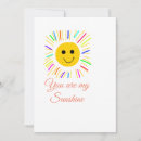 Recherche de souriant vœux cartes Vous êtes mon soleil