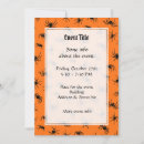 Recherche de motif halloween invitations Araignée