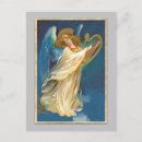 Recherche de harpes cartes postales Bleu
