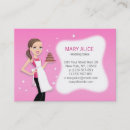 Recherche de chef fille cartes visite Gâteau