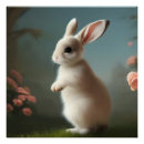Recherche de lapin mignon posters Floral flowers