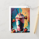 Recherche de milkshake cartes postales Nourriture