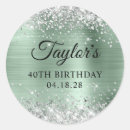 Recherche de vert menthe autocollants Argent