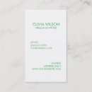 Recherche de écrivains indépendants cartes visite Customer