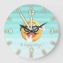 Recherche de visage heureux horloges Emoji