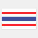 Recherche de drapeau thaïlandais autocollants Thaïlande