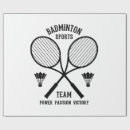 Recherche de badminton papier cadeau Sport