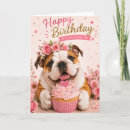 Recherche de de bouledogue vœux cartes Adorable
