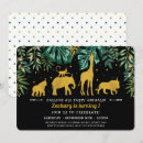 Recherche de ęr anniversaire invitations Jungle