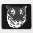 Recherche de tigre bengale tapis souris Yeux bleus