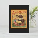 Recherche de vintage circus invitations Rétro