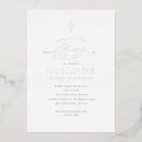 Recherche de croix argentée invitations Moderne