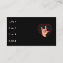 Recherche de langue des signes cartes visite Amour