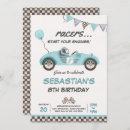 Recherche de track invitations Fête d'anniversaire de course