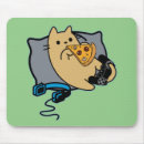 Recherche de pizzas tapis souris Chat