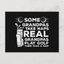 Recherche de golfeurs drôles cartes postales Papa