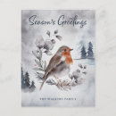 Recherche de robin cartes postales Fête