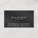 Recherche de businesscards de mandataire cartes visite Minimaliste