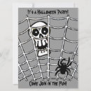 Recherche de mort 16x22 invitations Crâne