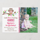 Recherche de premier de hibou anniversaire invitations Chouette