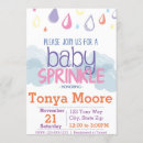 Recherche de le bébé arrosent invitations Nuages