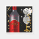 Recherche de rouge argent serviettes Vintage