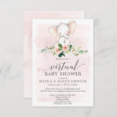 Recherche de pink elephant baby shower invitations Éléphant
