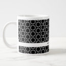 Recherche de motif mandala tasses Noir et blanc