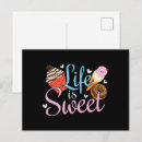Recherche de nourriture douce cartes postales Cuisson