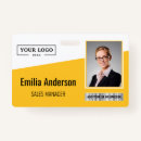 Recherche de jaune de badges pvc Professeur