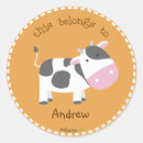 Recherche de vache kawaii autocollants Dessin