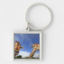 Recherche de tête de girafe porteclés Horizontal