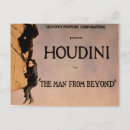Recherche de illusionniste cartes postales Harry houdini