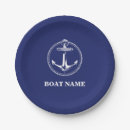 Recherche de ancre marine assiettes Moderne