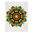 Recherche de motif mandala posters Fleur