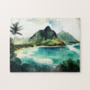 Recherche de plage tropicale puzzles Hawaii