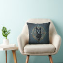 Recherche de tête de loup coussins Animal