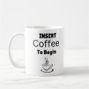 Recherche de maman fatiguée tasses Typographie