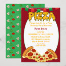 Recherche de tranche pizza invitations Fête d'anniversaire pour enfants