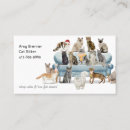 Recherche de cat sitter cartes visite Chaton